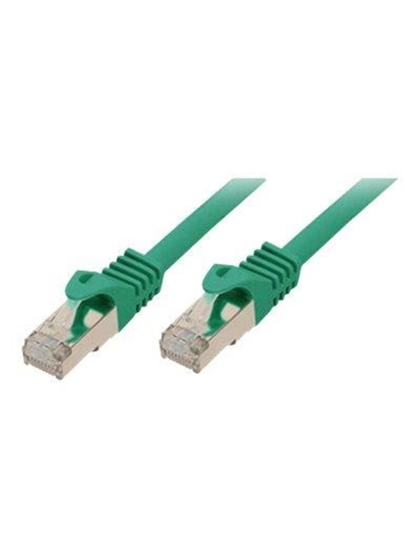 SCONN Shiverpeaks BASIC-S patch cable - 5 m - green - Grøn - 5m