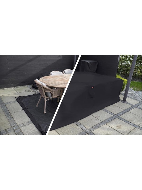 Home>it Garden overtræk til havemøbler, L210×B155×H95 cm, sort