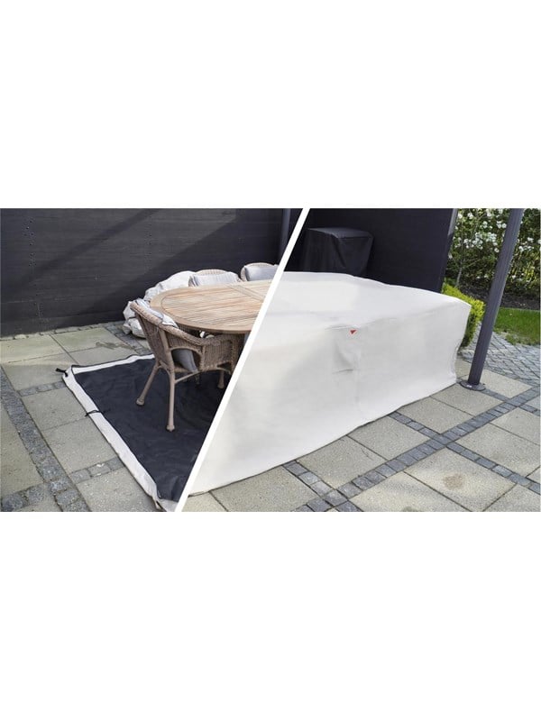 Home>it Garden overtræk til havemøbler,L210×B155×H95 cm, sand