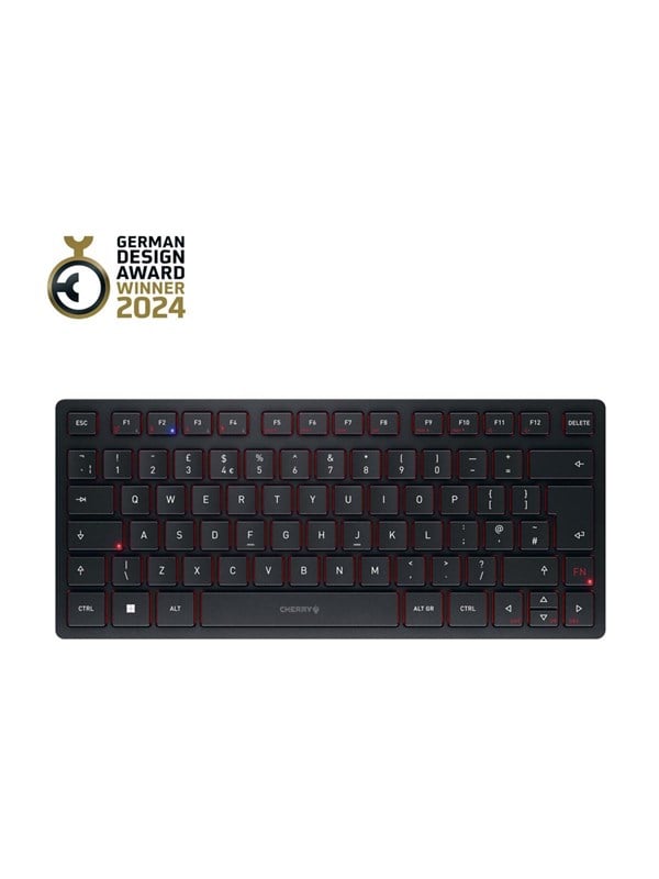 Cherry KW 9200 MINI - Tastatur - Engelsk - UK - Sort