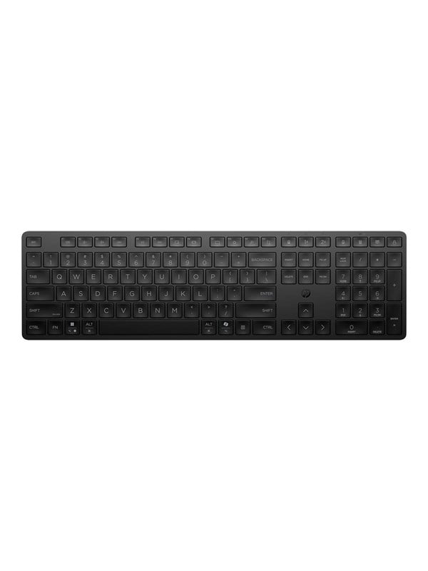 HP 490K - Tastatur - Engelsk - Sort