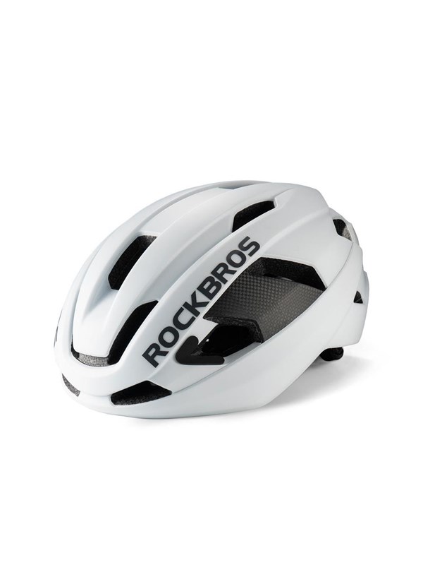 Rockbros LK-15 Carbon Fiber Bike Helmet 58-62cm - White billede