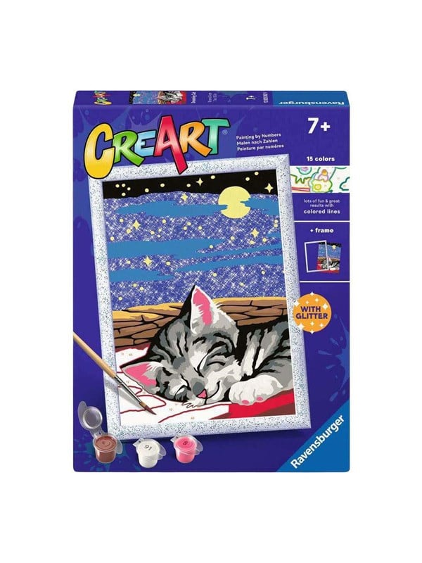 Ravensburger CreArt Paint by Numbers - Dreaming Cats
