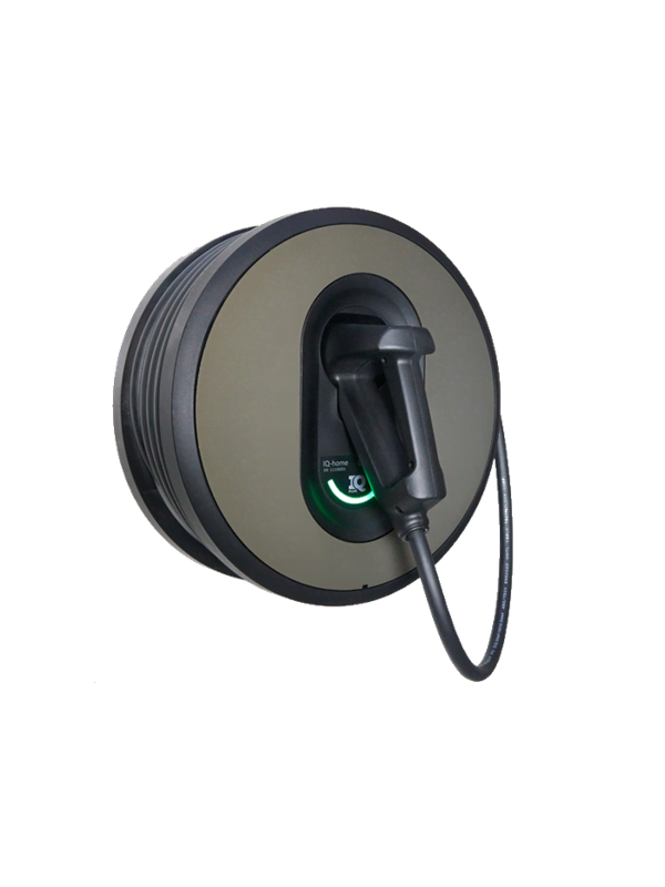 IQ-Plug IQ-home EV Charger 11kW - Type 2 ladeboks med 5,5 meter integreret kabel - WiFi - Produceret i Danmark