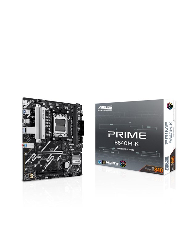 ASUS Prime B840M-K - AMD B840, Socket AM5, micro ATX bundkort