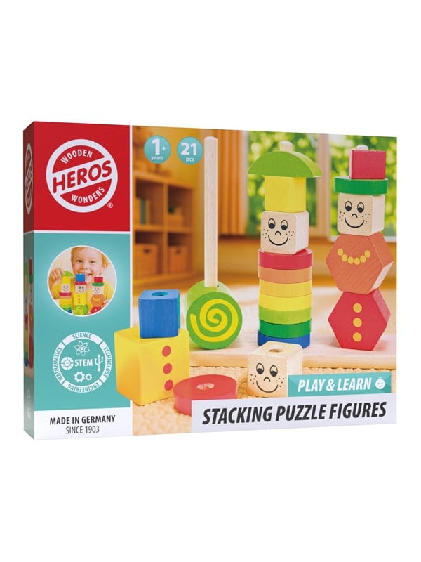 Heros Leg & lær - Træ-stablefigurer