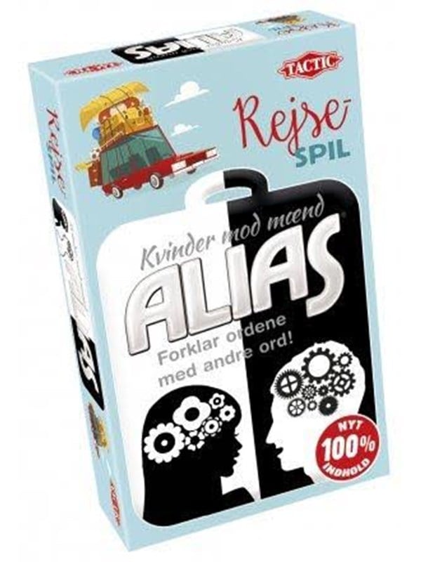 TACTIC Rejsespil - Alias - Kvinder Mod Mænd