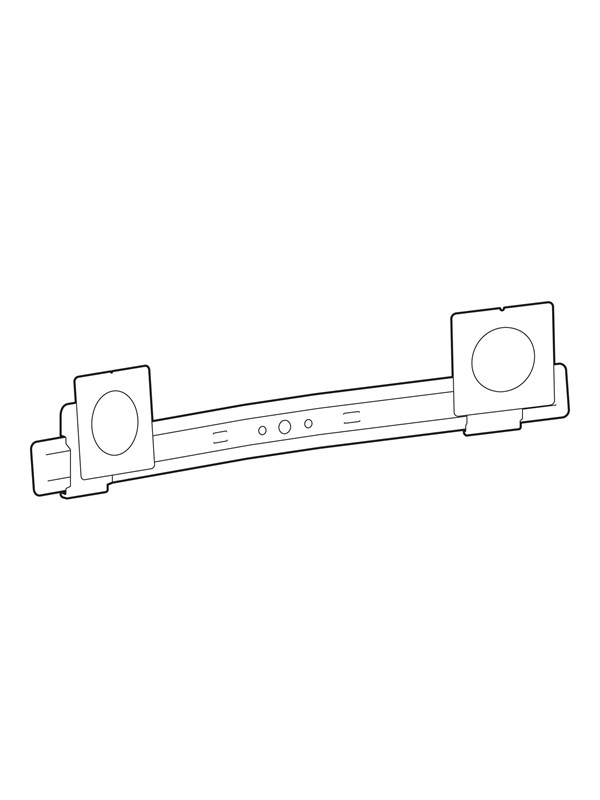 Ergotron LX Pro mounting kit - for flat panel - dual direct conversion kit - black