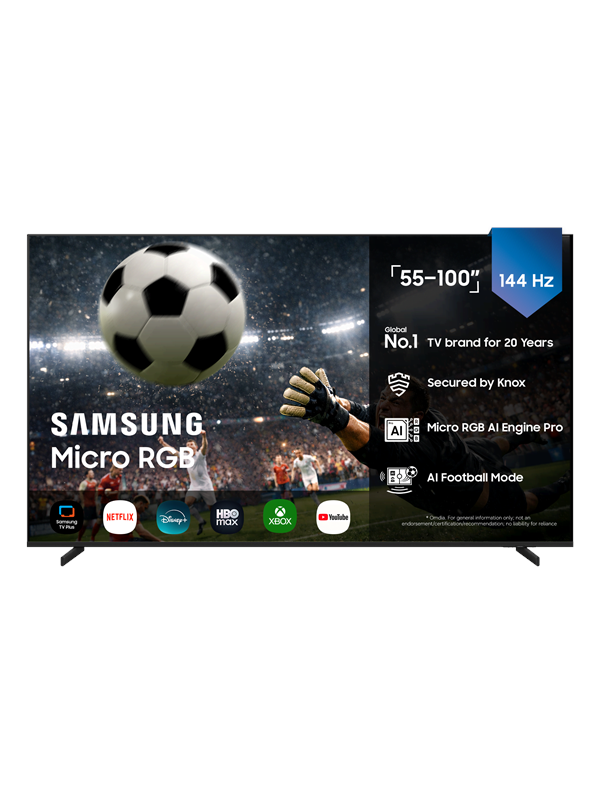 Samsung 55" Fladskærms TV Micro RGB 4K TMR55R85HAUXXC