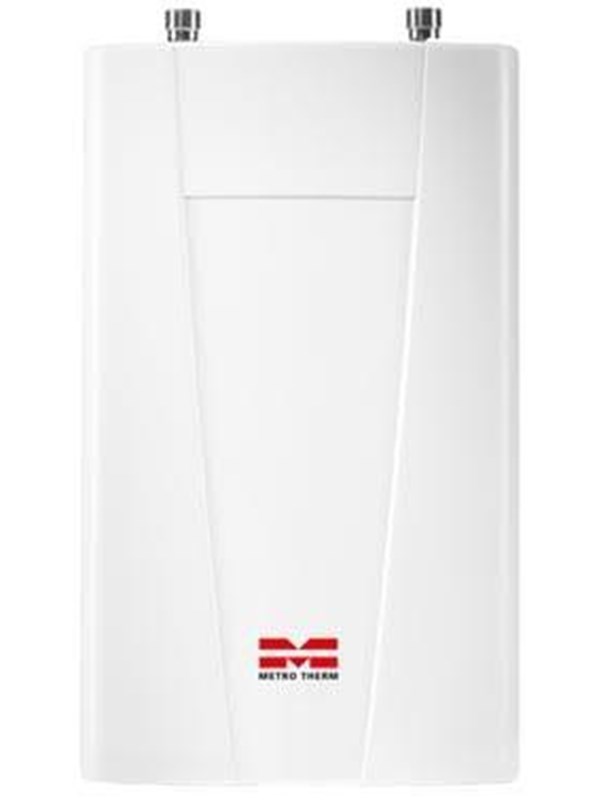 METRO THERM Metromini 11 gennemstrømnings­vandvarmer til et enkelt tappested 11,0kW/3x400V - Dimensioner (H x B x D): 330 x 180 x 108 mm