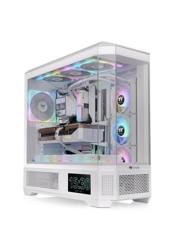 Thermaltake View 600 TG Full Tower Case - Snow White - Kabinet - Fulltower - Hvid