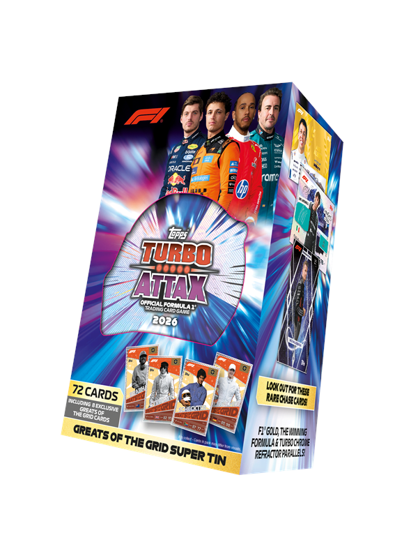 Topps Formula 1 Turbo Attax Super Tin - assorted