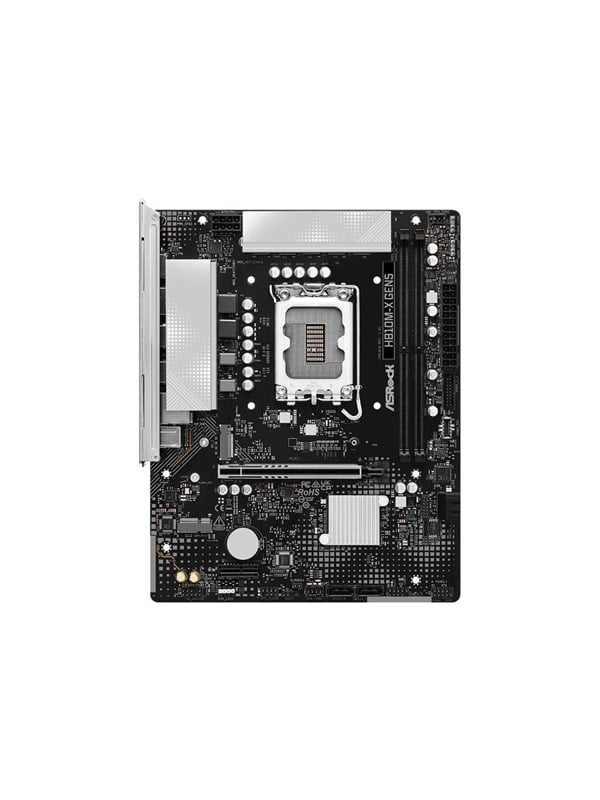 ASRock H810M-X Gen5 - motherboard - micro ATX - LGA1851 Socket - H810 Bundkort - Intel H810 - Intel LGA1851 - DDR5 RAM - Micro-ATX