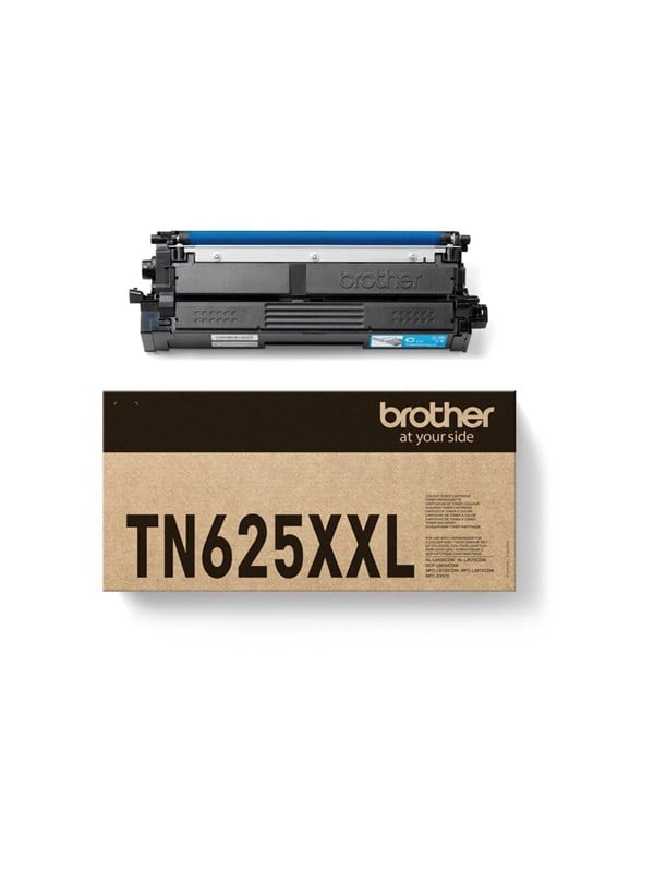 Brother TN625XXLC - Høj kapacitet - cyan - original - boks - tonerpatron - for Brother DCP-L8630CDW, HL-L8430CDW, HL-L8570CDW, MFC-L8730CDW  Workhorse MFC-L8970CDW