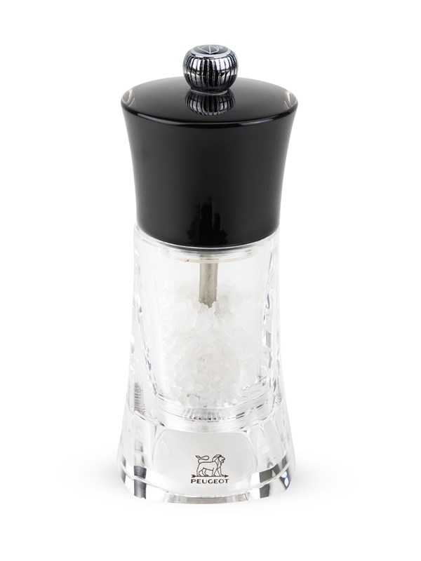 Peugeot Molene Salt Mill in Acrylic Black 14 cm