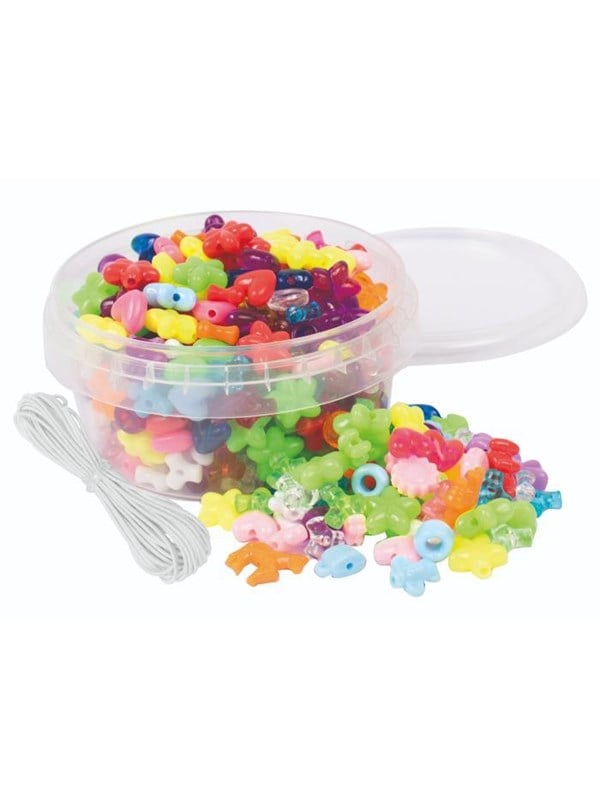 Playbox Mixed Figure Beads 250 pcs - 3+ Years