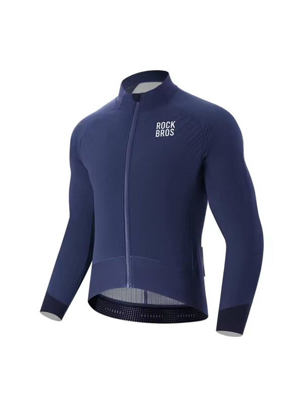 Rockbros YDWT014 Winter Fleece Double Layer Cycling Jacket Size M - Blue
