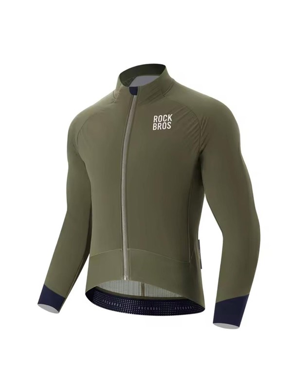 Rockbros YDWT014 Winter Fleece Double Layer Cycling Jacket Size XL - Green