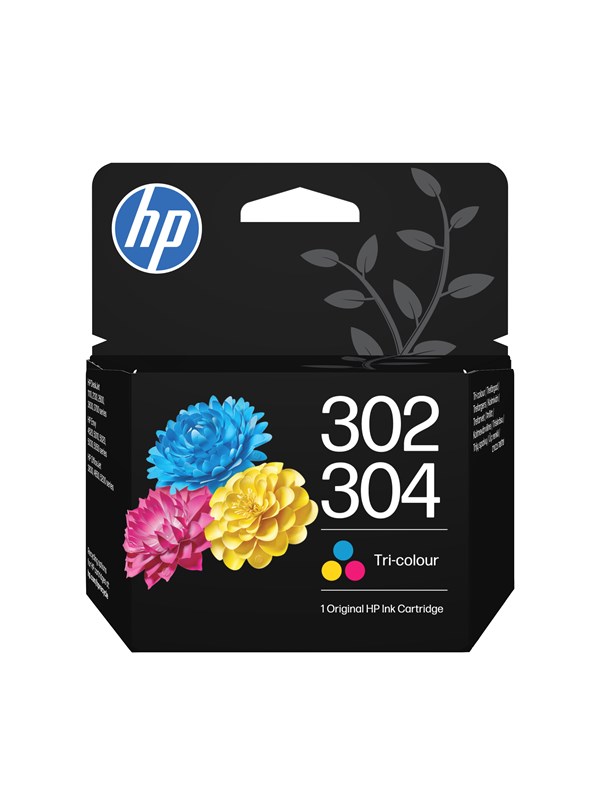 HP 302/304 Farve (cyan, magenta, gul) 100 sider Blæk