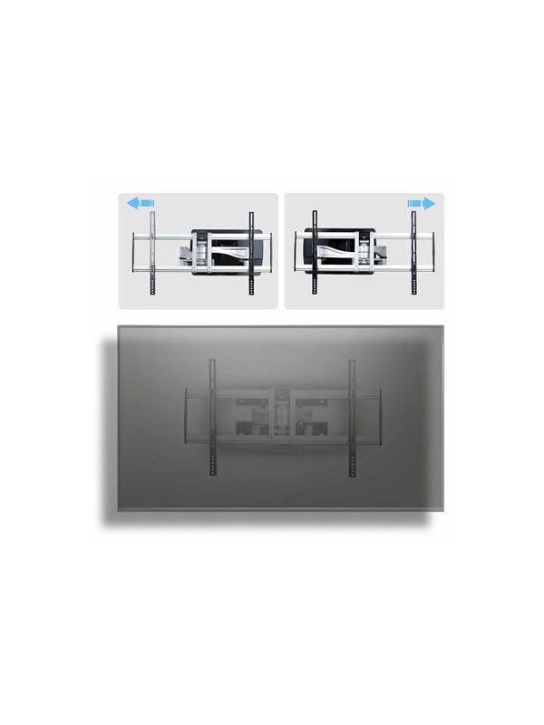 StarTech.com Startech mounting kit - articulating - for flat panel - low profile - TAA Compliant - Maks 85 kg - Maks størrelse 100"