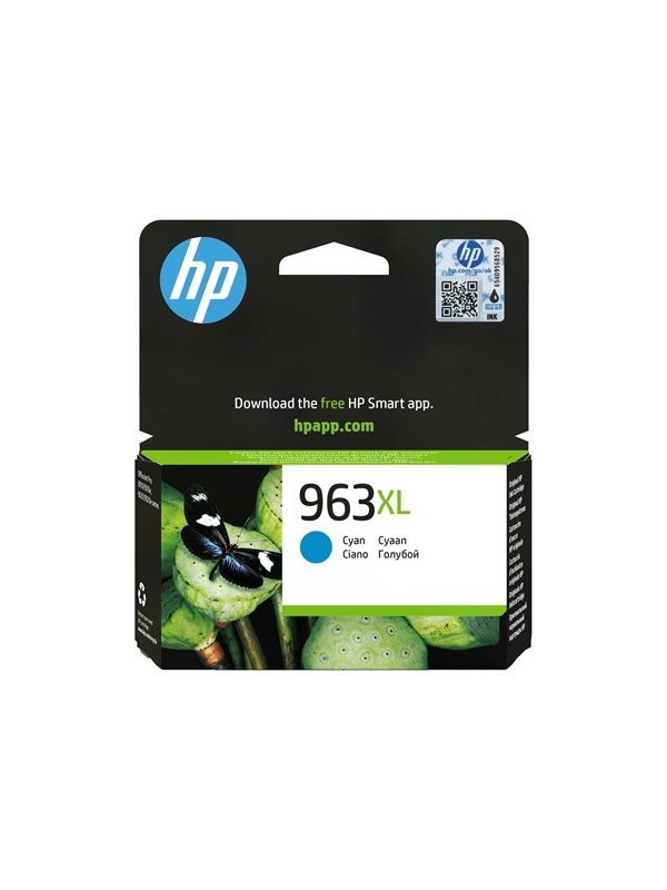 HP 963XL High Yield Cyan Original Cyan