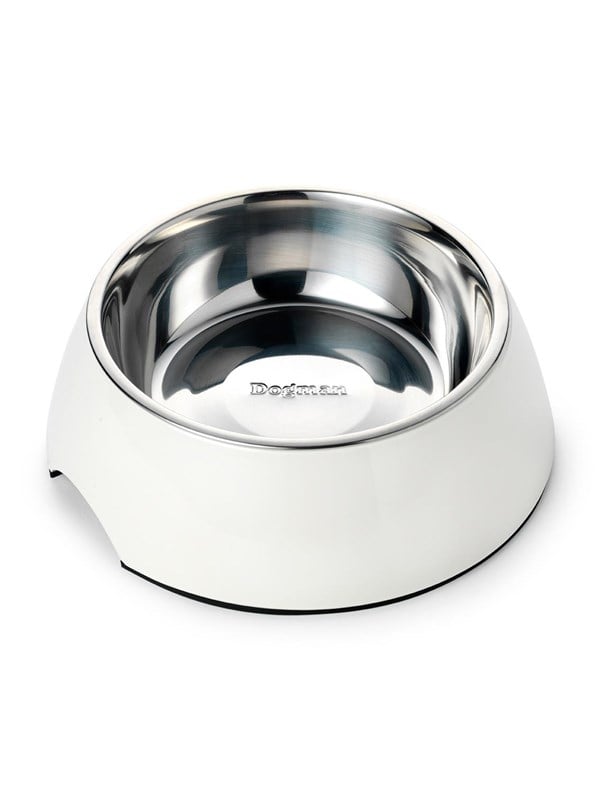 Dogman Madskål Alba Melamin Hvid M 350ml 17,5cm