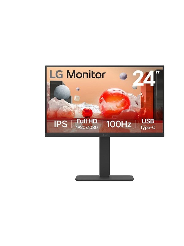 LG 24BA650-B 24" IPS 1920 x 1080 (Full HD) HDMI DisplayPort USB-C 100Hz
