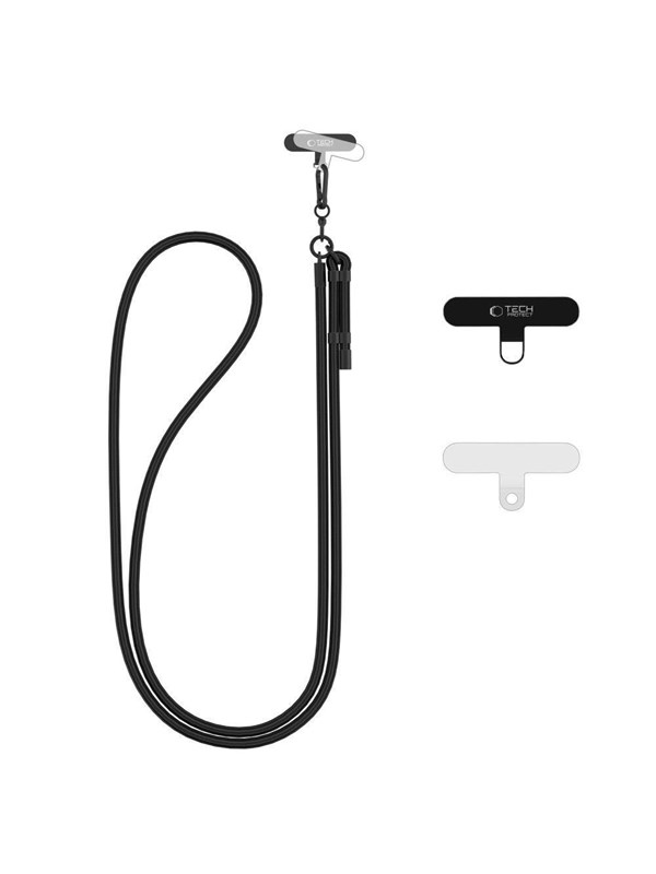 Tech-Protect C1S Rope Crossbody Strap - Black