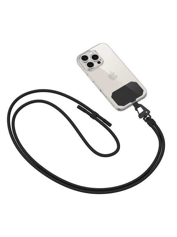 Tech-Protect telefonrem Tech-Protect C5s Rope Crossbody Strap Black