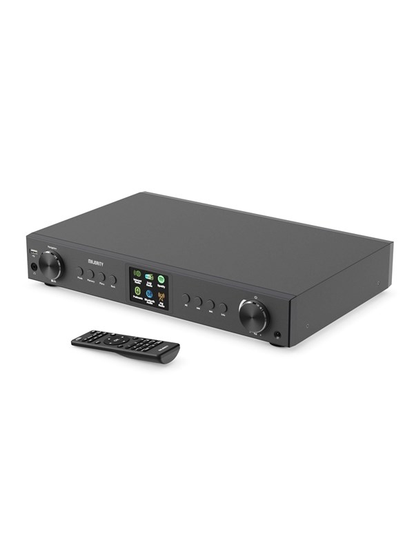 Majority Fitzwilliam 2 Radio Tuner and Media Centre - Black - Sort