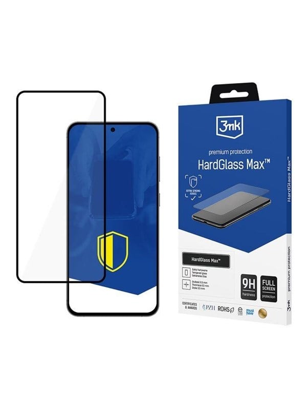 3mk Tempered glass HardGlass Max Black for Samsung Galaxy S24 FE