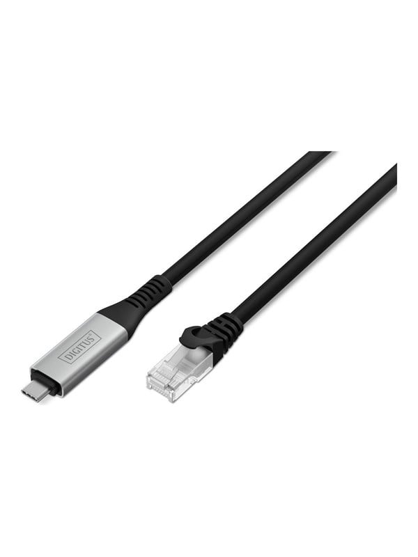 DIGITUS network cable - black - Sort