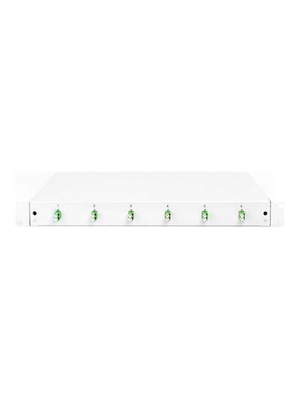 DIGITUS fibre-optic splice box - 1U - 19" - equipped OS2