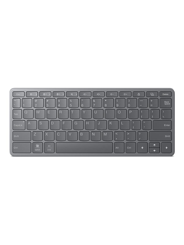 Lenovo KB331U - keyboard - multi device - QWERTY - US International - luna grey Input Device - Tastatur - Amerikansk engelsk - Grå