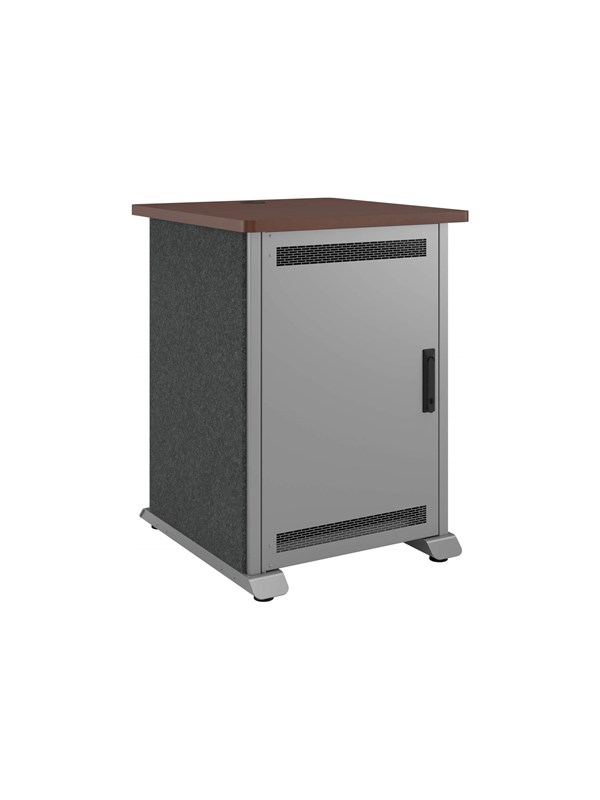 Middle Atlantic Forum cart - biltmore cherry charcoal grey magnesium - TAA Compliant - Maks 136 kg - Maks størrelse