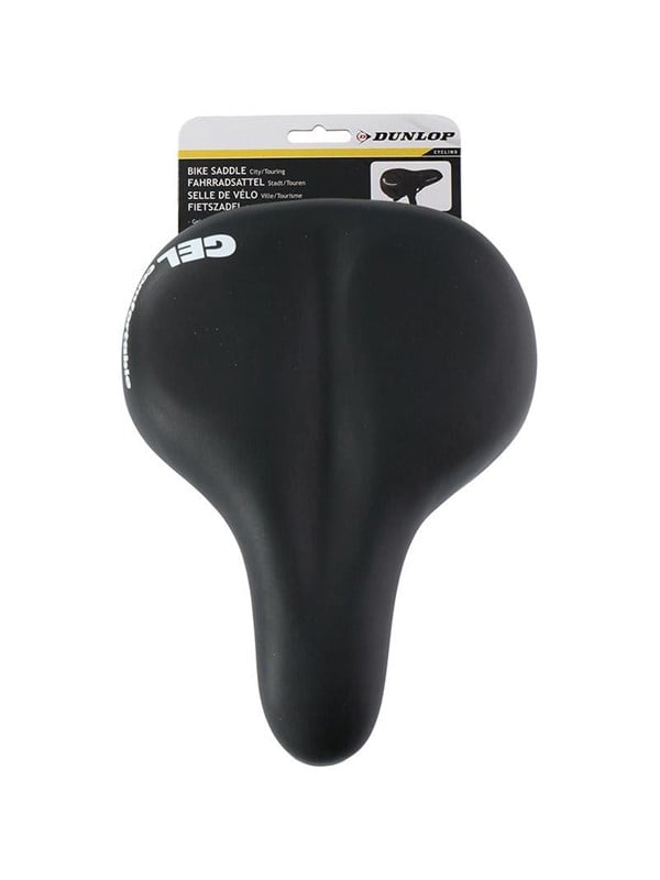 Dunlop - comfortable bicycle gel saddle billede