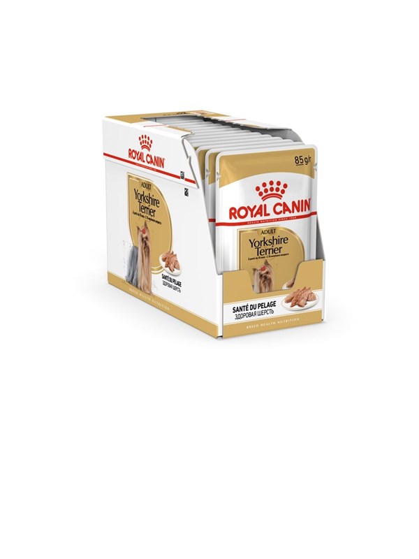 Hundefoder vådfoder Royal Canin Yorkshire Terrier Adult 85 g (12 x 85 g)