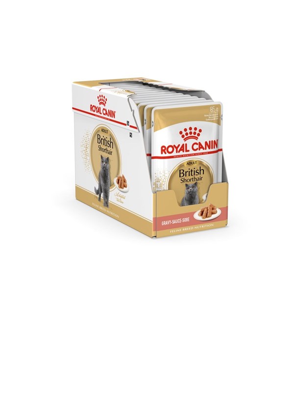 Kattemad vådfoder Royal Canin British Shorthair 12×85 g