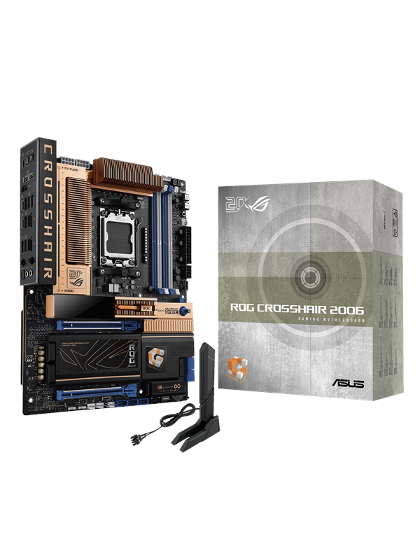 ASUS ROG CROSSHAIR 2006 Bundkort - AMD X870E - AMD AM5 socket - DDR5 RAM - ATX billede
