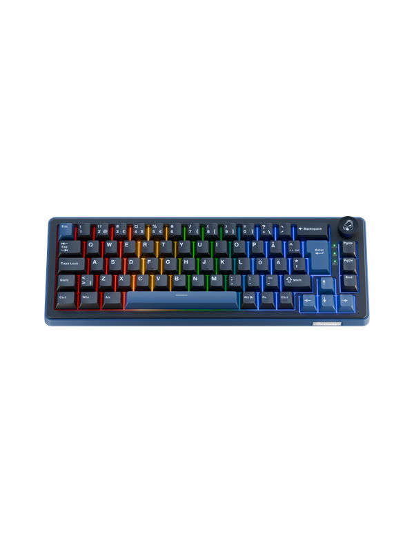 Ducky OK-M-65 - Gaming Tastatur - Uden Numpad - Nordisk - Sort