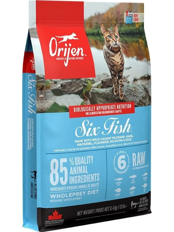 ORIJEN Six Fish Cat - dry cat food - 5.4kg billede