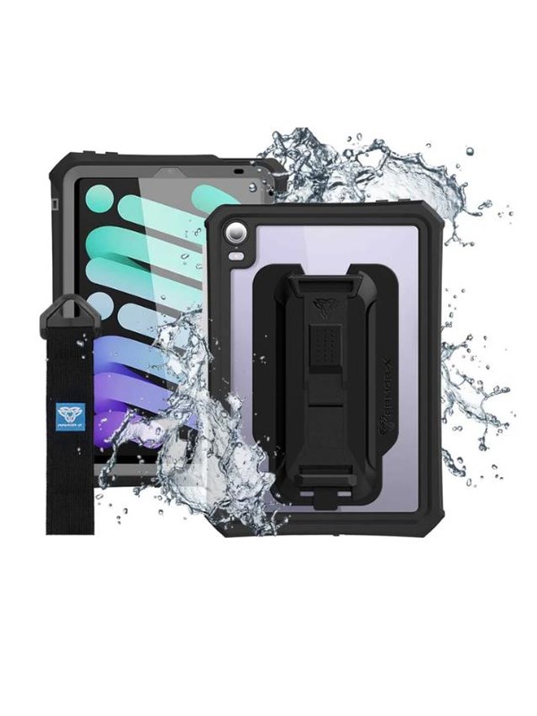 Armor-X Waterproof case for iPad mini 6/7th w/pencil support