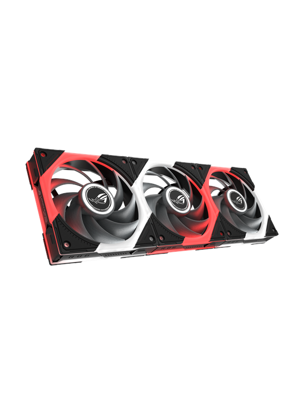 ASUS ROG EURUX GR120 ARGB Black (3-pack) - Kabinet køler - 120mm - Sort - 33 dBA