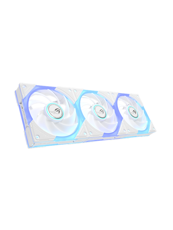 ASUS ROG EURUX GR120 ARGB White Reverse (3-pack) - Kabinet køler - 120mm - Hvid - 32 dBA