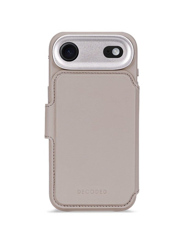 Decoded - Leather Detachable Wallet for iPhone 17 Air - Solid Clay