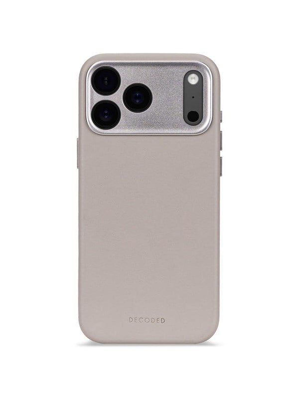 Decoded - Leather Backcover for iPhone 17 Pro Max - Solid Clay