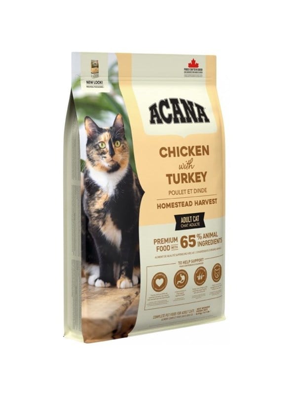 Kattemad tørfoder ACANA Homestead Harvest, kylling - 4,5 kg