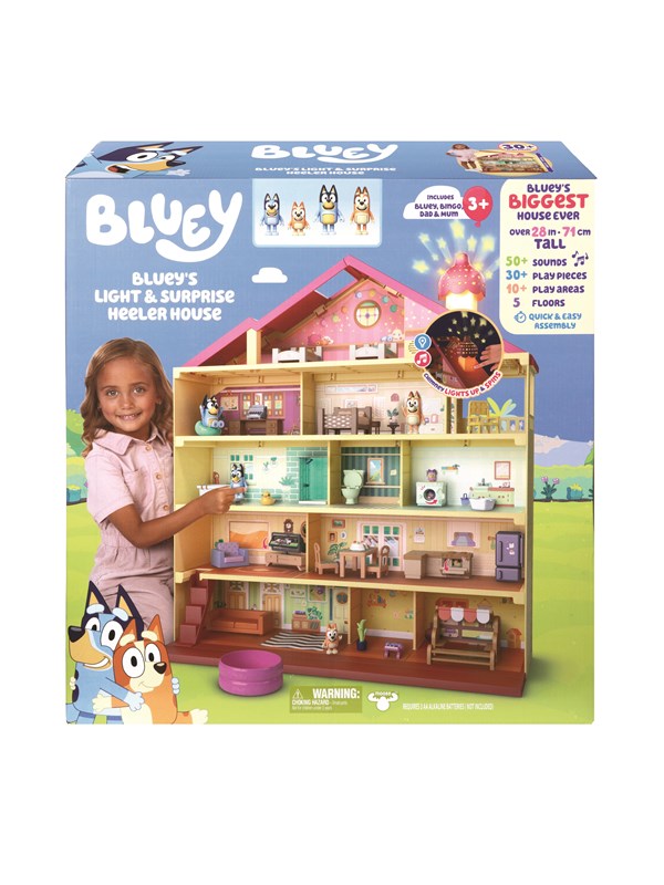 Bluey DeLuxe Surprise Home Playset