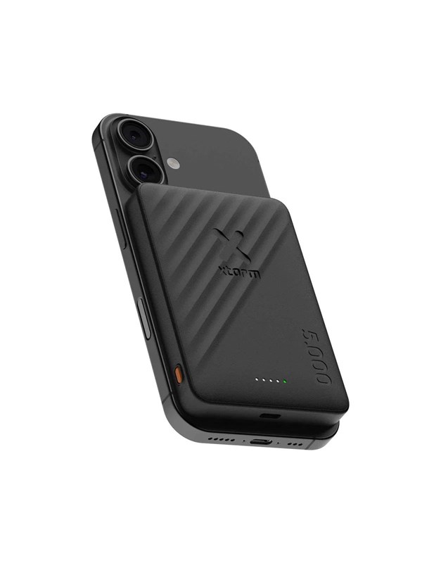 Xtorm Magnetic Wireless 15W Power Bank USB-C 5.000mAh Powerbank - Sort - 5000 mAh