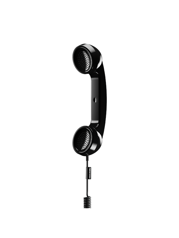 Native Union Pop Phone – USB-C-telefonhovedtelefon med funktion til at besvare og afslutte opkald (sort)